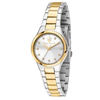 Maserati Attraction Women's Analog Watch, 30mm, Silver