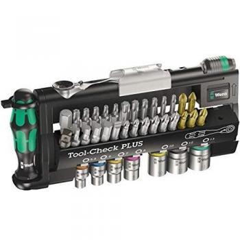 Wera Tool-Check Plus Mini Bit Ratchet, Socket, Screwdriver & Bit Set, 39pc, 05056490001