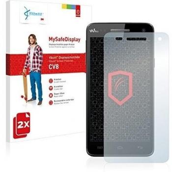 2x Vikuiti MySafeDisplay protector de pantalla CV8 de 3M para Wiko Rainbow