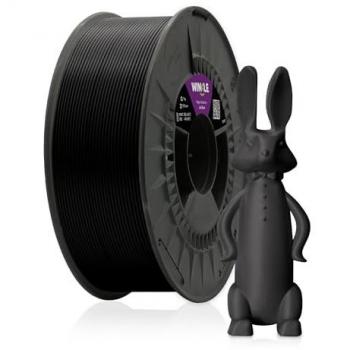 Filamento PETG Winkle Negro Azabache 1.75mm 1kg - Compatible con la mayoría de impresoras 3D, alta definición, precisión dimensional, color negro azabache