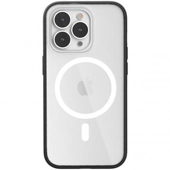 Woodcessories ECO640 funda para teléfono móvil 15,5 cm (6.1) Negro, Transparente con compatibilidad MagSafe para iPhone 14 Pro