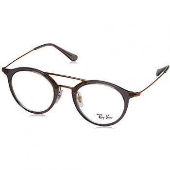 Ray-Ban 0Rx7097, Monturas de Gafas Unisex-Adulto, Grey, 47