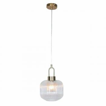 Lámpara de Techo DKD Home Decor Cristal Dorado Metal Transparente