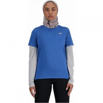 Camiseta de tirantes Essential azul New Balance para mujer