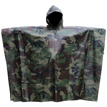 Aodoor Impermeable De Camuflaje, Poncho Camouflage, Ponchos impermeables, para Caza pesca, senderismo y acampada Chubasquero unisex