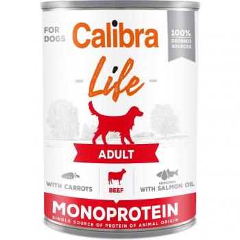 Calibra Comida Húmeda Life Adult de Ternera y Zanahoria para Perros - 400 GR