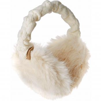 Barts Faux Fur Earmuffs - White - One Size