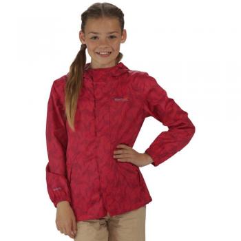 Regatta Boys & Girls Printed Pack It Waterproof Breathable Jacket