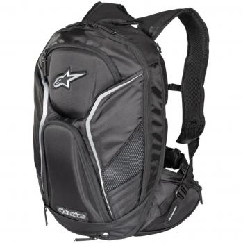 Alpinestars Tech Aero Black/White Motorcycle Backpack - 25 Litres