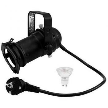 Eurolite Impostare PAR-16 Spot GU-10 Nero GU-10 230V LED SMD 7W 640