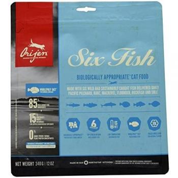 Orijen 6 Fish Comida para Gatos - 340 gr