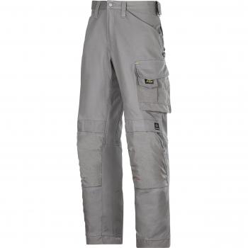 Pantalón de trabajo unisex Snickers Canvas+ gris talla 48 larga
