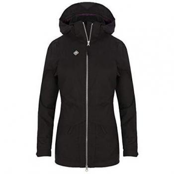 Izas Genova Parka Impermeable, Mujer, Negro, L