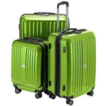 Â -Â Maleta rÃ­gida Juego de 3Â xberg brillo de Principal Ciudad maletÃ­n en 4Â colores diferentes con tsa + Incluye maletÃ­n colgante en rojo negro verde manzana S, M, L