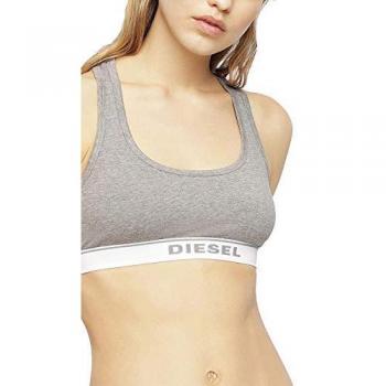 Diesel Ufsb-Miley, Sujetador Deportivo para Mujer, Gris