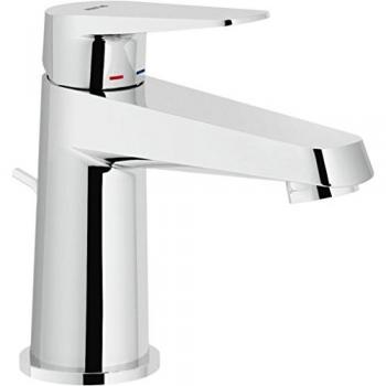 Mezclador de lavabo con desagüe 1 1/4 y sistema patentado Snap Nobili serie Sky SY97116/1CR Cromado - Latón