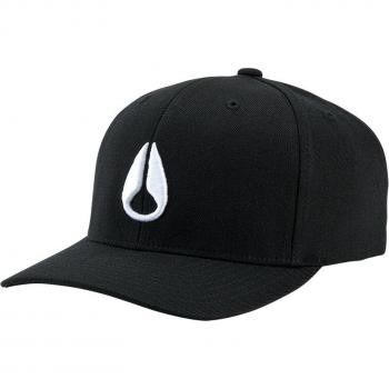 Nixon Deep Down Snapback Cap - Black/White, One Size