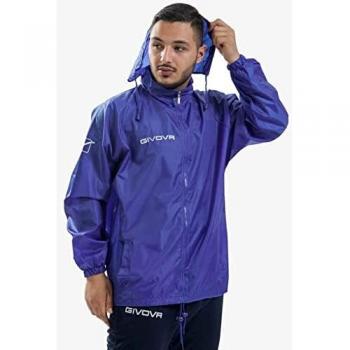 Chaqueta Impermeable Givova Básica Unisex Azul S