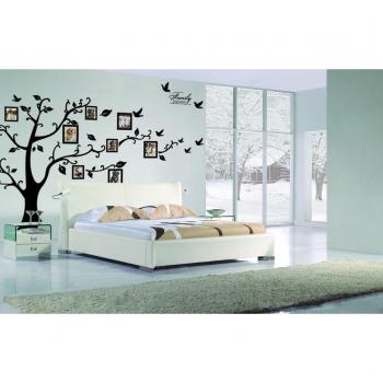 Huge Black/Brown Family Photo Frame Tree Branch & Leaves wall decal sticker