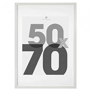 Marco de fotos Eva - Blanco - 50 x 70 cm - MDF, plástico