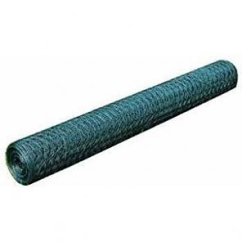 Red de Alambre Hexagonal de 1 m x 25 m con recubrimiento de PVC de espesor de 0,8 mm