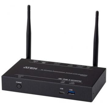 Switch de presentaciones 4K inalámbrico con Quad View ATEN VP2021-AT-G