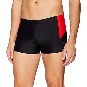 Speedo Dive Am Bañador, Adult Male, Negra/Rojo/Gris, 34