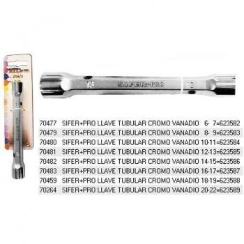 Sifer+pro llave tubular cromo vanadio 8-9 623583