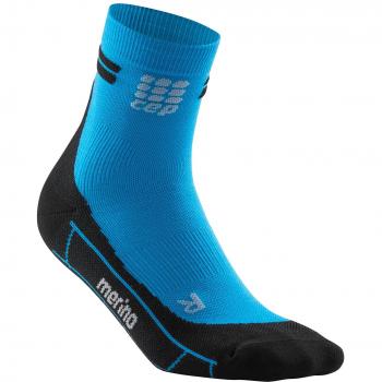 CEP – Calcetines de mujer Dynamic + Merino Short Socks wp4b Electric Blue/Black S