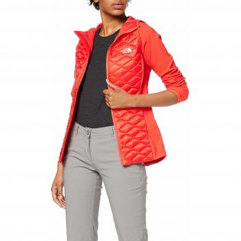 The North Face Thermoball Hybrid Sudadera con Capucha, Mujer, Juicy Red, S