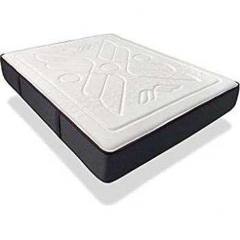Colchón 90X200 ADELE Visco Foam - Altura 27 cm - Multicapas - 3 cm de Viscoelástica - Ortopédico