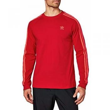 adidas BLC 3-S LS T Camiseta de Manga Larga Scarlet