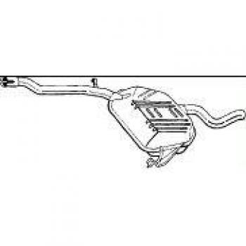 Bosal 278-325 Silenciador posterior