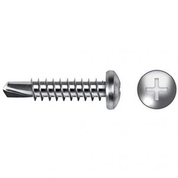 Celo 939197504N - Tornillo Punta Broca Din 7504N Cabeza Alomada Impronta Ph Diámetro 3,9X19 Mm Cincado, 500 Unidades