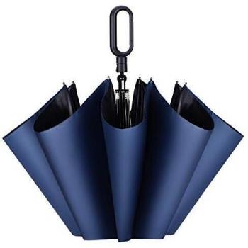 YUECHAO Paraguas Plegable con Apertura y Cierre Automático Compacto y Ligero a Prueba de Viento y Agua Anti UV Durable Paraguas de Viaje