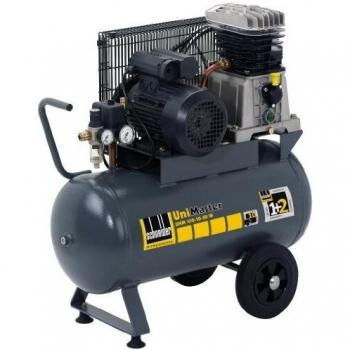 Compresor Schneider UniMaster 410-10-50 W, 10 bar de presión, tanque de 50 litros