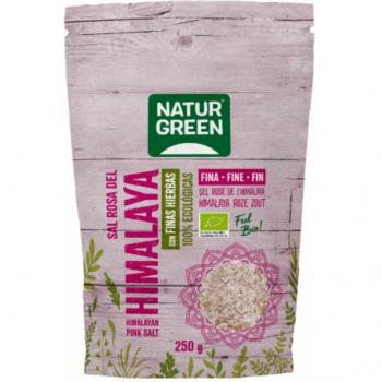 Sal Rosa del Himalaya con Hierbas Ecológicas Naturgreen 250g