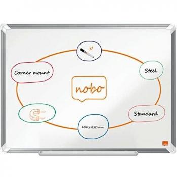 Pizarra Magnética de Acero Lacado Nobo Premium Plus de 600X450Mm