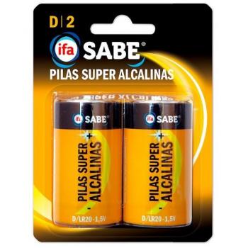 Pilas Alcalinas LR20 2 uds