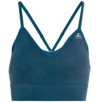 Sujetador Deportivo Acolchado Sin Costuras Odlo Soft 2.0 Azul Ala Cerceta Mujer XS