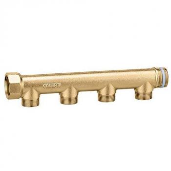Colector Modular Caleffi 3/4 con 4 Conexiones Macho
