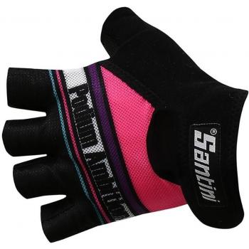 Santini Replica hombres podio panóptico 16 carrera manoplas - rosa, hombre, color Rosa - rosa, tamaño small