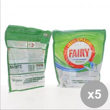 Set 5 FAIRY Ultra Power Caps 22 Pezzi + 5 Original - Detergenti casa