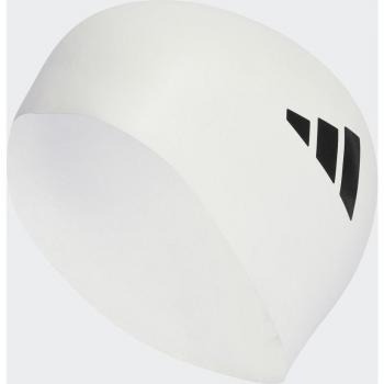 Gorro de natación adidas adult 3 bandas blanco