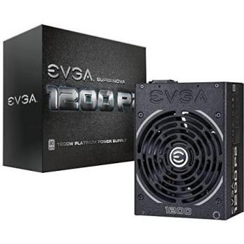 EVGA Supernova 1200 P2 80+ Platinum, 1200W Modo Eco NVIDIA SLI y Crossfire Ready, Totalmente Integrados Garantía de 10 años, Fuente de alimentación 220-P2-1200-X2