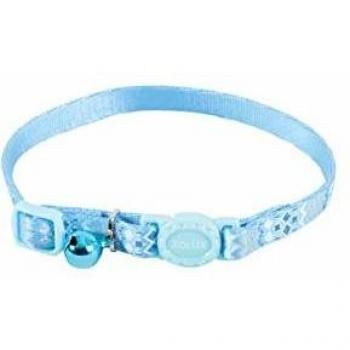 Collar Étnico de Nylon Ajustable para Gatos Zolux (17 a 30 cm, Color Azul)