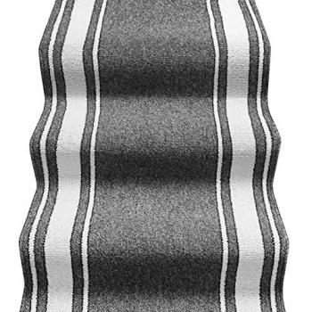 Alfombra Antideslizante para Escalera Estilo Clásico Gris 67x400 cm