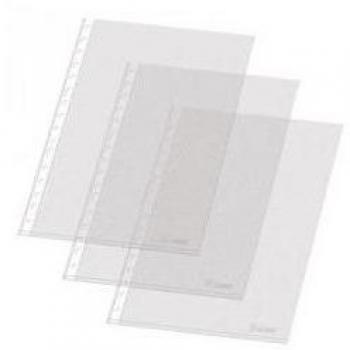 Funda multitaladro 16 pp piel naranja A4 80 micras premium plus -100u-