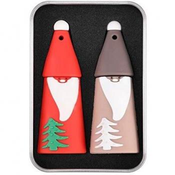 MECO ELEVERDE Pendrive 16GB Giga Memoria USB 16gb 2.0 Cabeza de Calabaza Memory Stick Flash Drive Creativo Divertido Pendrive Dibujos Animados de Calabaza Regalo de Acción de Gracias, Navidad