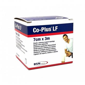 Banda Cohesiva Co-Plus Sin Látex 7cm x 3m Blanca - BSN Médical